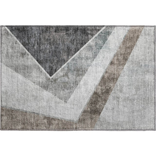 Piper Looms Mayfield Geometric AMF671 Gray Machine Washable Area Rug Scatter Main Image