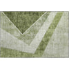Piper Looms Mayfield Geometric AMF671 Olive Machine Washable Area Rug Scatter Main Image