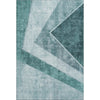 Piper Looms Mayfield Geometric AMF671 Teal Machine Washable Area Rug main image