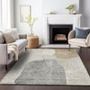 Piper Looms Mayfield Abstract AMF672 Beige Machine Washable Area Rug Lifestyle Image Feature