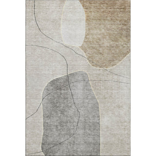 Piper Looms Mayfield Abstract AMF672 Beige Machine Washable Area Rug main image
