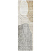 Piper Looms Mayfield Abstract AMF672 Beige Machine Washable Area Rug Runner Main Image