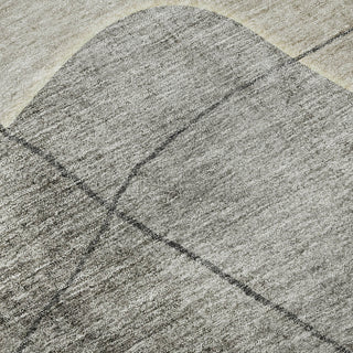 Piper Looms Mayfield Abstract AMF672 Beige Machine Washable Area Rug Swatch Image