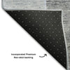 Piper Looms Mayfield Abstract AMF672 Blue Machine Washable Area Rug Backing Image
