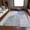 Piper Looms Mayfield Abstract AMF672 Blue Machine Washable Area Rug Lifestyle Image Feature