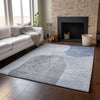 Piper Looms Mayfield Abstract AMF672 Blue Machine Washable Area Rug Lifestyle Image Feature
