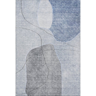 Piper Looms Mayfield Abstract AMF672 Blue Machine Washable Area Rug main image