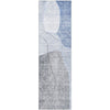 Piper Looms Mayfield Abstract AMF672 Blue Machine Washable Area Rug Runner Main Image