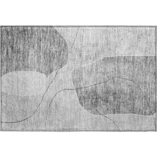 Piper Looms Mayfield Abstract AMF672 Gray Machine Washable Area Rug Scatter Main Image