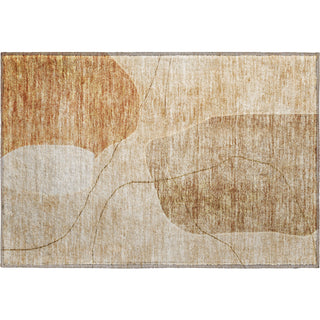 Piper Looms Mayfield Abstract AMF672 Paprika Machine Washable Area Rug Scatter Main Image