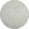 Piper Looms Mayfield Floral AMF673 Beige Machine Washable Area Rug Round Main Image