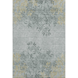 Piper Looms Mayfield Floral AMF673 Gray Machine Washable Area Rug main image