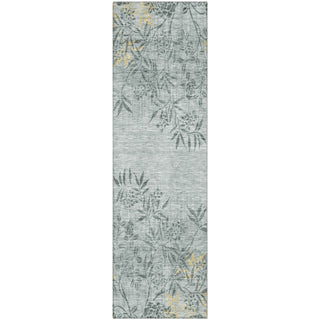 Piper Looms Mayfield Floral AMF673 Gray Machine Washable Area Rug Runner Main Image