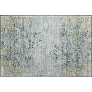 Piper Looms Mayfield Floral AMF673 Gray Machine Washable Area Rug Scatter Main Image