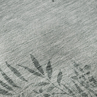 Piper Looms Mayfield Floral AMF673 Gray Machine Washable Area Rug Swatch Image