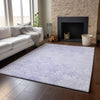 Piper Looms Mayfield Floral AMF673 Lilac Machine Washable Area Rug Lifestyle Image Feature