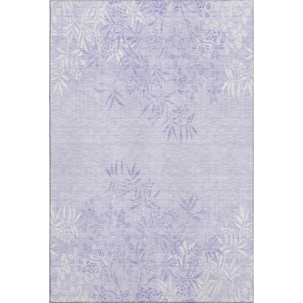 Piper Looms Mayfield Floral AMF673 Lilac Machine Washable Area Rug main image