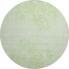 Piper Looms Mayfield Floral AMF673 Mint Machine Washable Area Rug Round Main Image