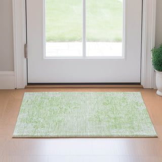 Piper Looms Mayfield Floral AMF673 Mint Machine Washable Area Rug Scatter Lifestyle Image Feature