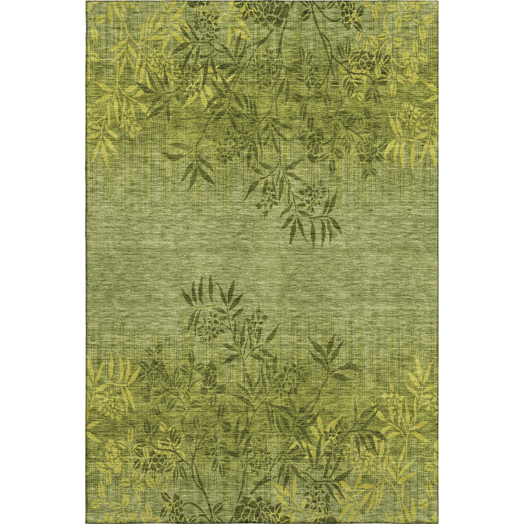 Piper Looms Mayfield Floral AMF673 Olive Machine Washable Area Rug main image