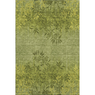 Piper Looms Mayfield Floral AMF673 Olive Machine Washable Area Rug main image