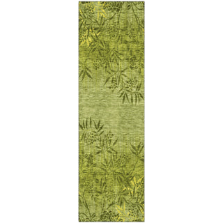 Piper Looms Mayfield Floral AMF673 Olive Machine Washable Area Rug Runner Main Image