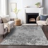 Piper Looms Mayfield Floral AMF673 Pewter Machine Washable Area Rug Lifestyle Image Feature