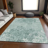 Piper Looms Mayfield Floral AMF673 Sage Machine Washable Area Rug Lifestyle Image Feature