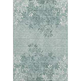 Piper Looms Mayfield Floral AMF673 Sage Machine Washable Area Rug main image