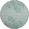Piper Looms Mayfield Floral AMF673 Sage Machine Washable Area Rug Round Main Image