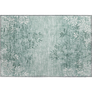 Piper Looms Mayfield Floral AMF673 Sage Machine Washable Area Rug Scatter Main Image