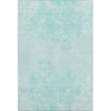 Piper Looms Mayfield Floral AMF673 Teal Machine Washable Area Rug main image