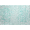 Piper Looms Mayfield Floral AMF673 Teal Machine Washable Area Rug Scatter Main Image