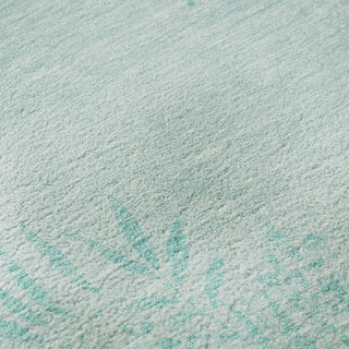 Piper Looms Mayfield Floral AMF673 Teal Machine Washable Area Rug Swatch Image