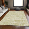 Piper Looms Mayfield Striped AMF674 Beige Machine Washable Area Rug Lifestyle Image Feature