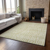 Piper Looms Mayfield Striped AMF674 Beige Machine Washable Area Rug Lifestyle Image Feature