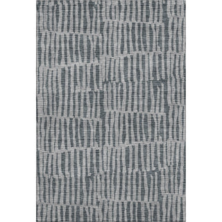 Piper Looms Mayfield Striped AMF674 Charcoal Machine Washable Area Rug main image