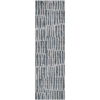 Piper Looms Mayfield Striped AMF674 Charcoal Machine Washable Area Rug Runner Main Image