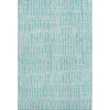Piper Looms Mayfield Striped AMF674 Teal Machine Washable Area Rug main image