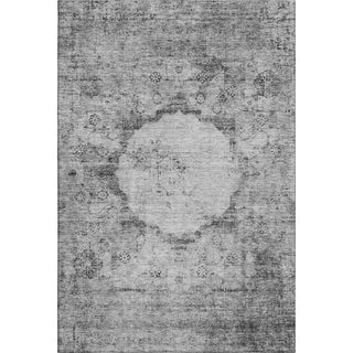 Piper Looms Mayfield Oriental AMF675 Gray Machine Washable Area Rug main image