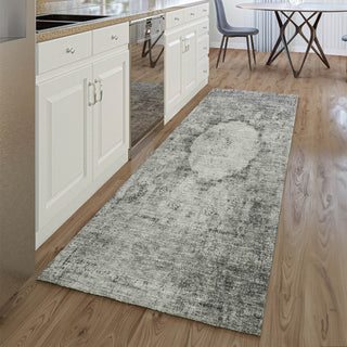 Piper Looms Mayfield Oriental AMF675 Gray Machine Washable Area Rug Runner Lifestyle Image Feature