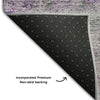Piper Looms Mayfield Oriental AMF675 Purple Machine Washable Area Rug Backing Image