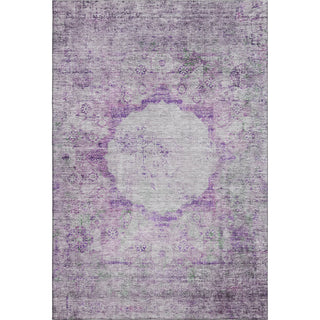 Piper Looms Mayfield Oriental AMF675 Purple Machine Washable Area Rug main image