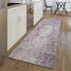 Piper Looms Mayfield Oriental AMF675 Purple Machine Washable Area Rug Runner Lifestyle Image Feature