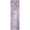 Piper Looms Mayfield Oriental AMF675 Purple Machine Washable Area Rug Runner Main Image