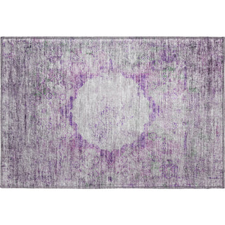 Piper Looms Mayfield Oriental AMF675 Purple Machine Washable Area Rug Scatter Main Image