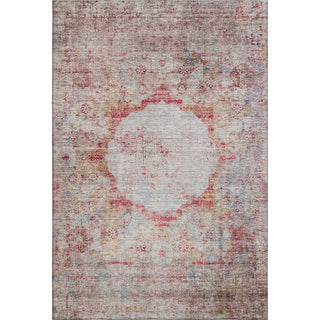 Piper Looms Mayfield Oriental AMF675 Red Machine Washable Area Rug main image