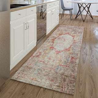 Piper Looms Mayfield Oriental AMF675 Red Machine Washable Area Rug Runner Lifestyle Image Feature
