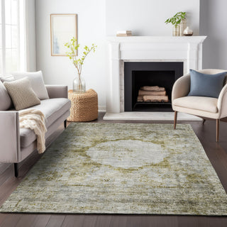 Piper Looms Mayfield Oriental AMF675 Taupe Machine Washable Area Rug Lifestyle Image Feature