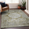 Piper Looms Mayfield Oriental AMF675 Taupe Machine Washable Area Rug Lifestyle Image Feature